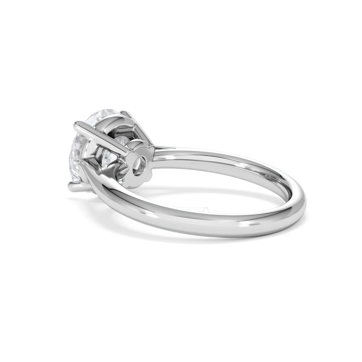 Elysia 3.00ct Lab Diamond Round Cut Engagement Ring in 18K White Gold G/VS1 - Image 60
