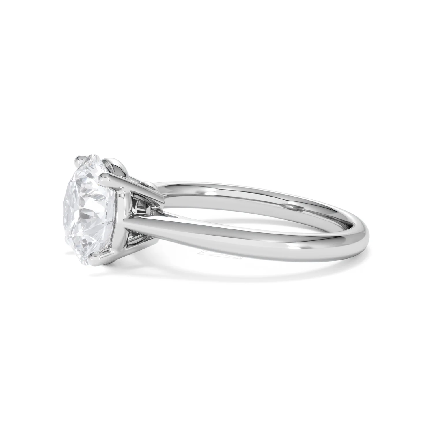Elysia 3.00ct Lab Diamond Round Cut Engagement Ring in 18K White Gold G/VS1 - Image 73