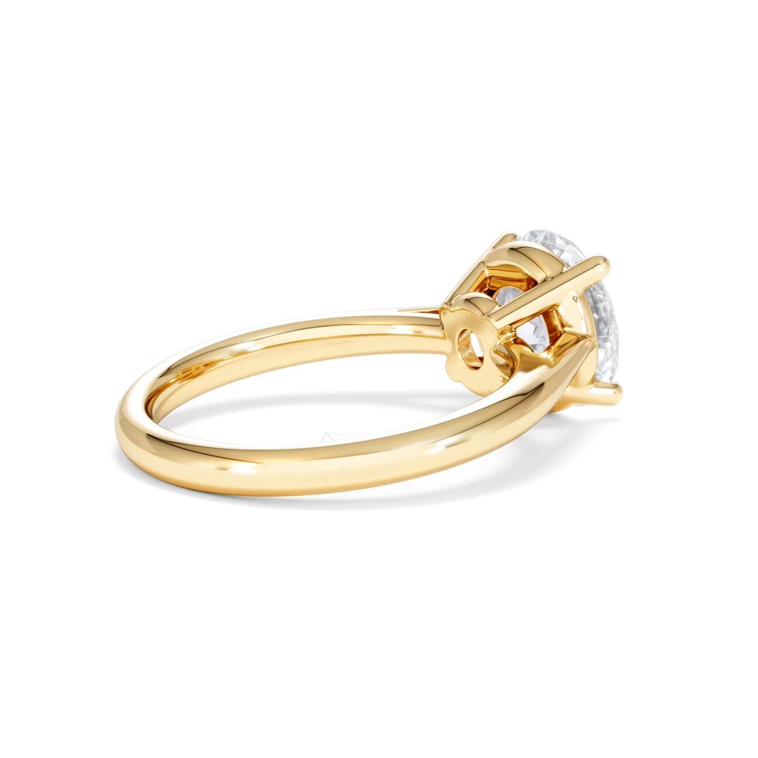 Elysia 3.00ct Lab Diamond Round Cut Engagement Ring in 18K Yellow Gold G/VS1 - Image 36