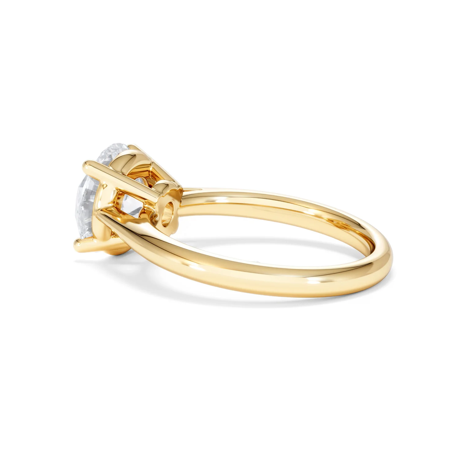 Elysia 3.00ct Lab Diamond Round Cut Engagement Ring in 18K Yellow Gold G/VS1 - Image 62