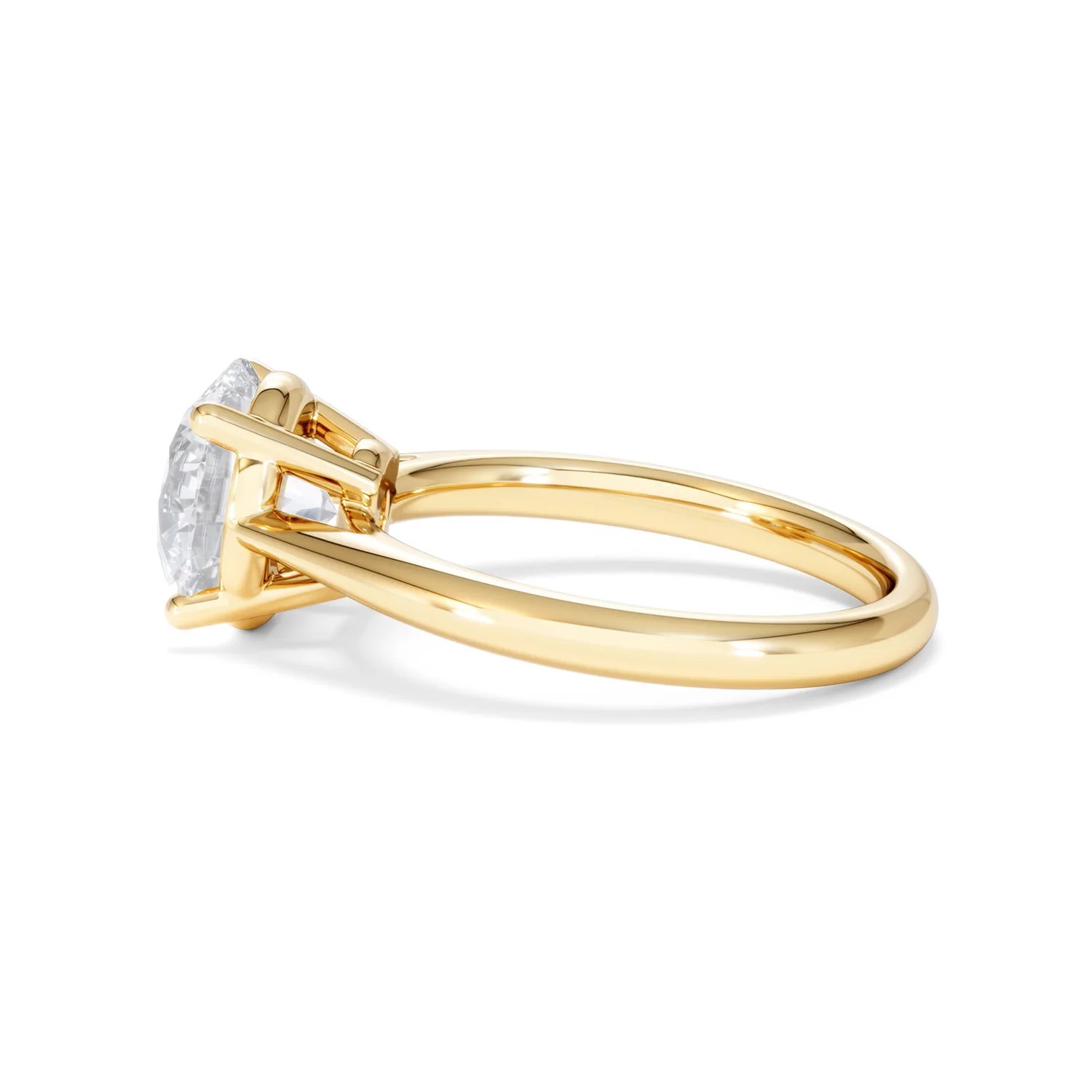 Elysia 3.00ct Lab Diamond Round Cut Engagement Ring in 18K Yellow Gold G/VS1 - Image 66