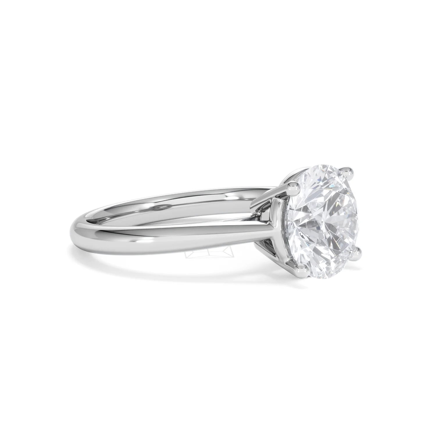 Elysia 3.00ct Lab Diamond Round Cut Engagement Ring in Platinum G/VS1 - Image 20