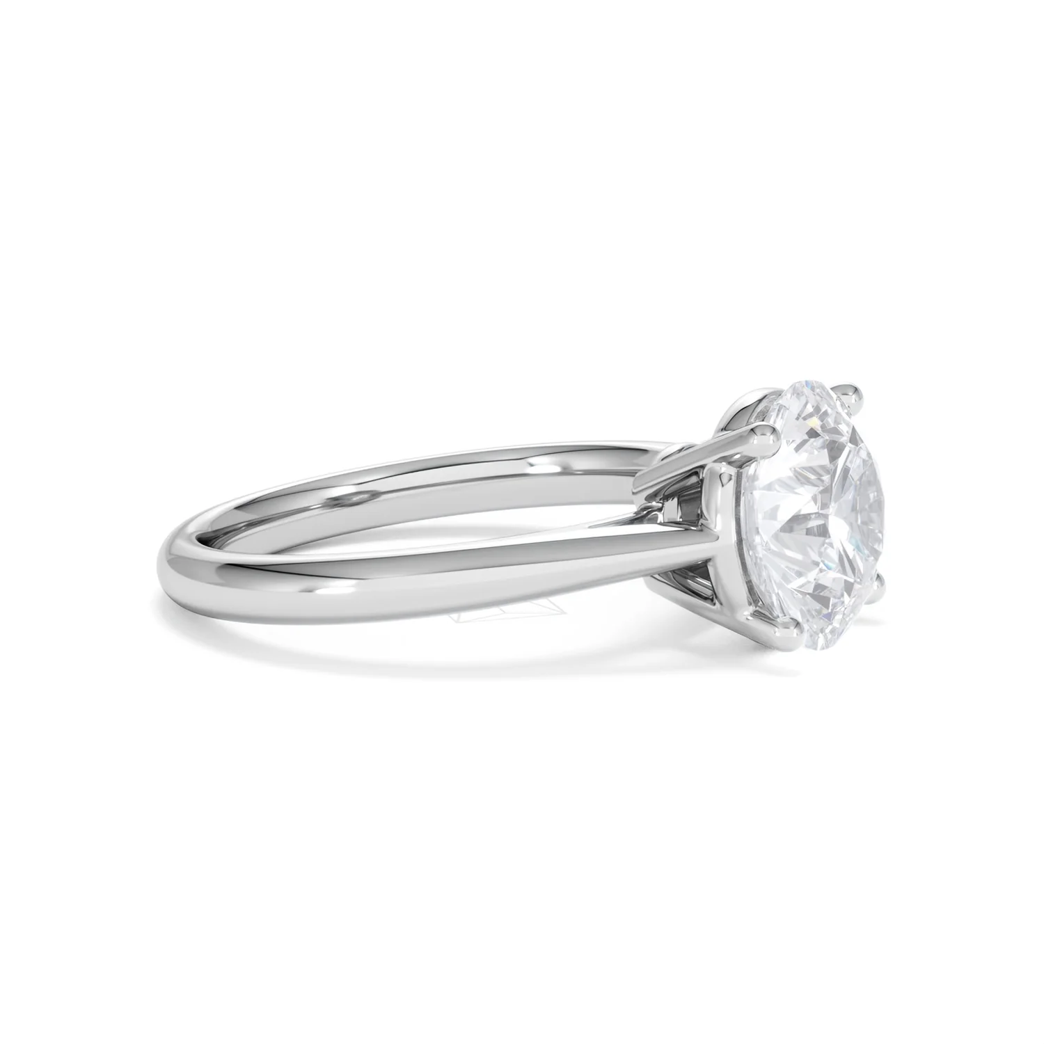 Elysia 3.00ct Lab Diamond Round Cut Engagement Ring in Platinum G/VS1 - Image 23