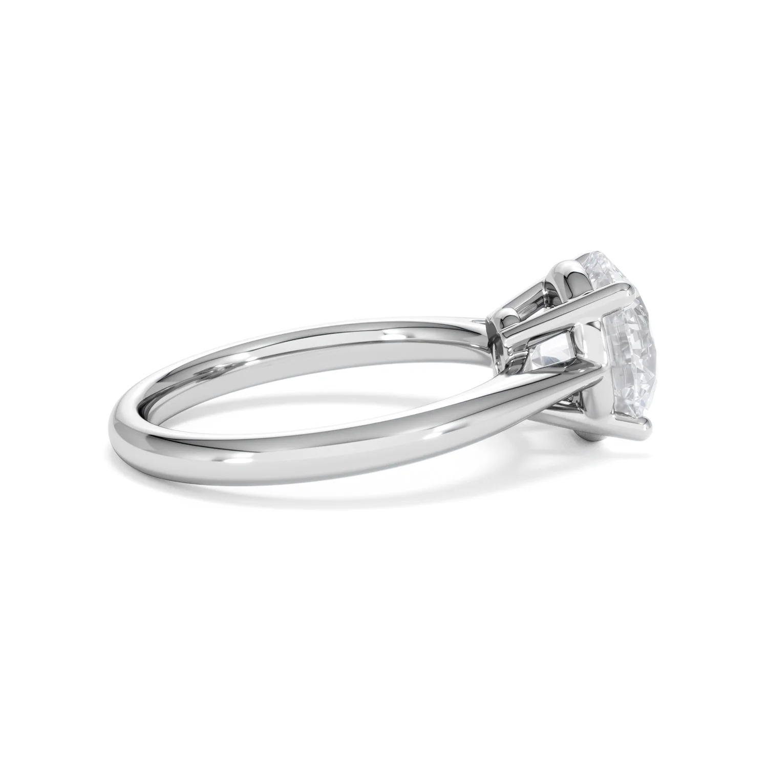 Elysia 3.00ct Lab Diamond Round Cut Engagement Ring in Platinum G/VS1 - Image 31
