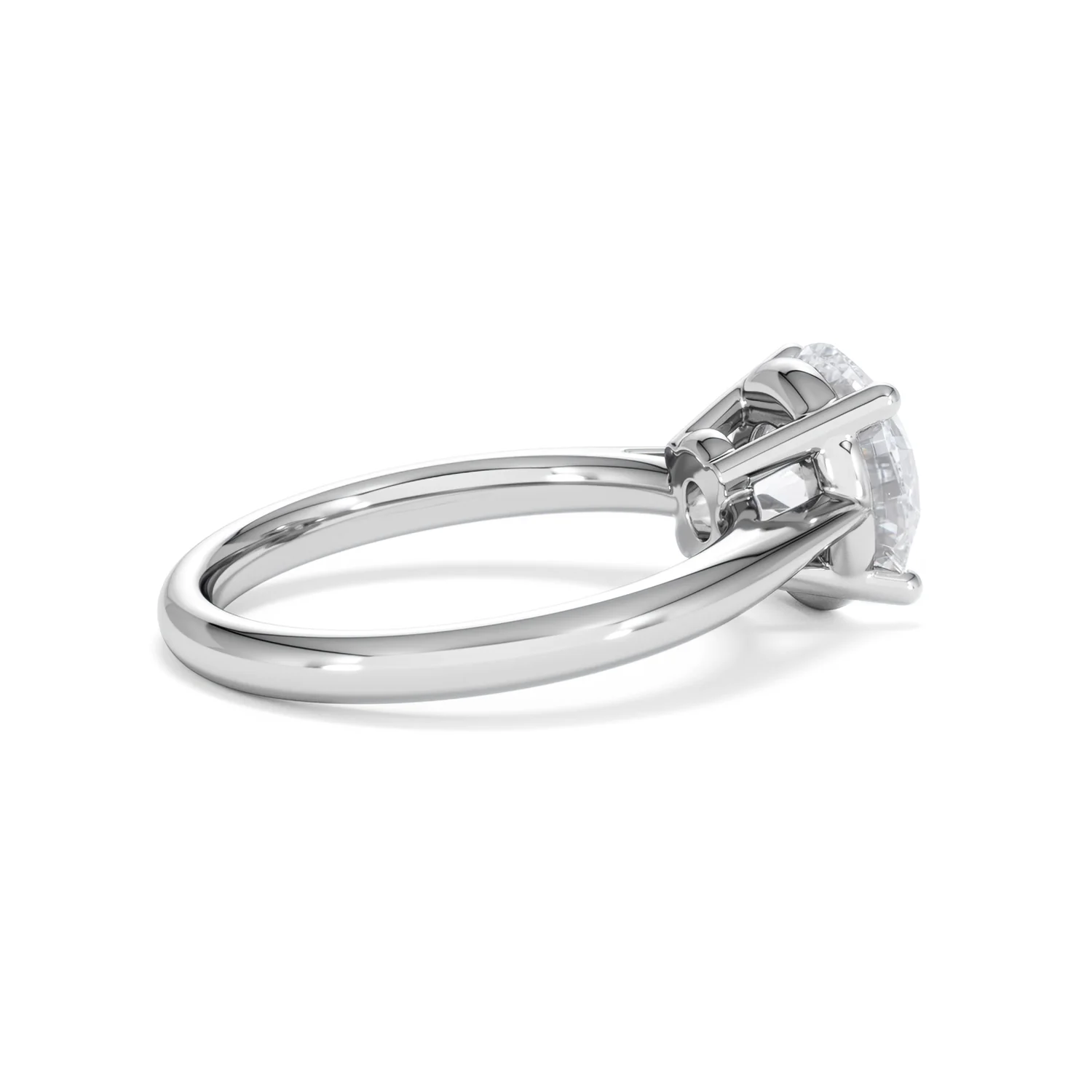 Elysia 3.00ct Lab Diamond Round Cut Engagement Ring in Platinum G/VS1 - Image 34