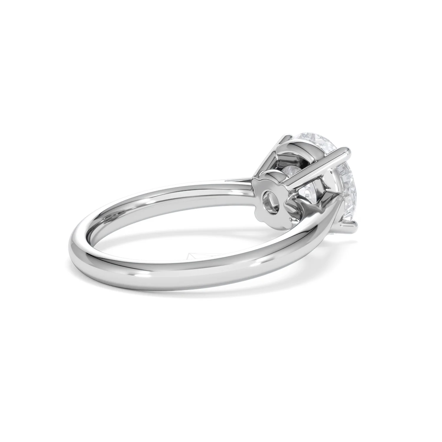 Elysia 3.00ct Lab Diamond Round Cut Engagement Ring in Platinum G/VS1 - Image 38