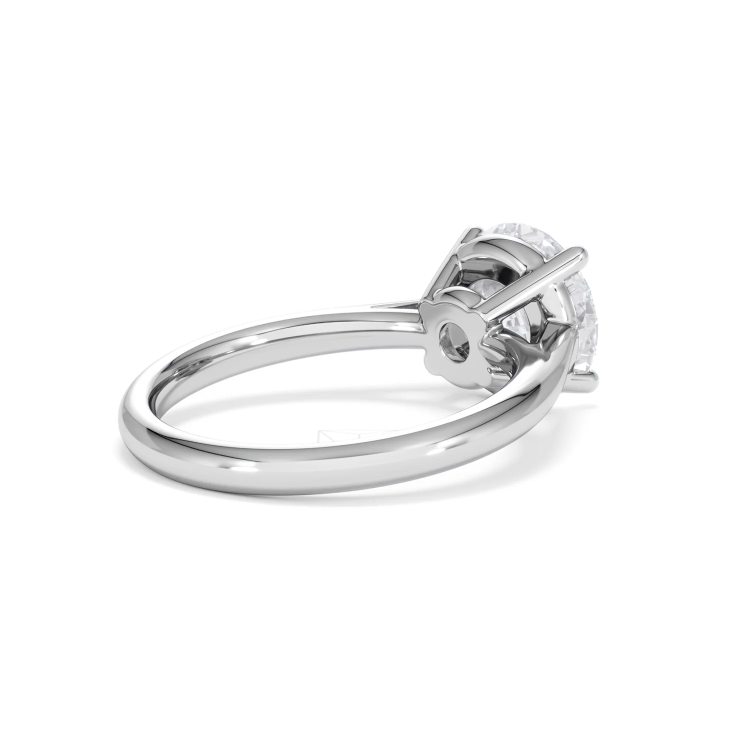 Elysia 3.00ct Lab Diamond Round Cut Engagement Ring in Platinum G/VS1 - Image 39