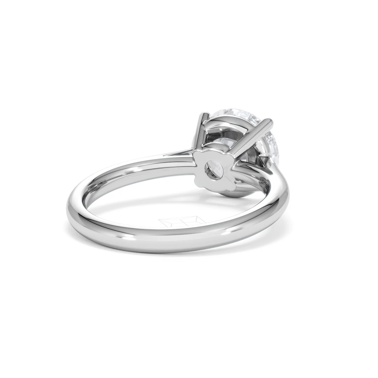 Elysia 3.00ct Lab Diamond Round Cut Engagement Ring in Platinum G/VS1 - Image 43