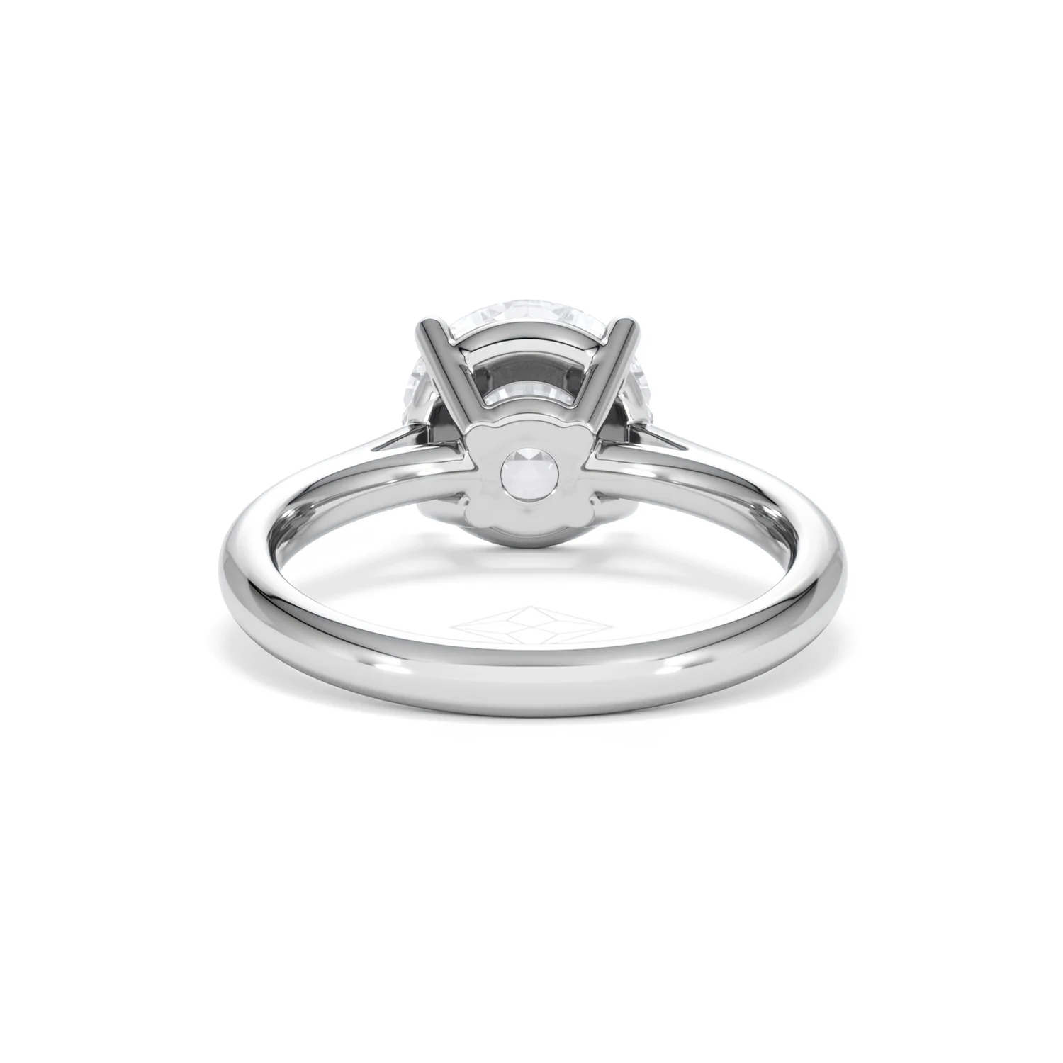 Elysia 3.00ct Lab Diamond Round Cut Engagement Ring in Platinum G/VS1 - Image 49
