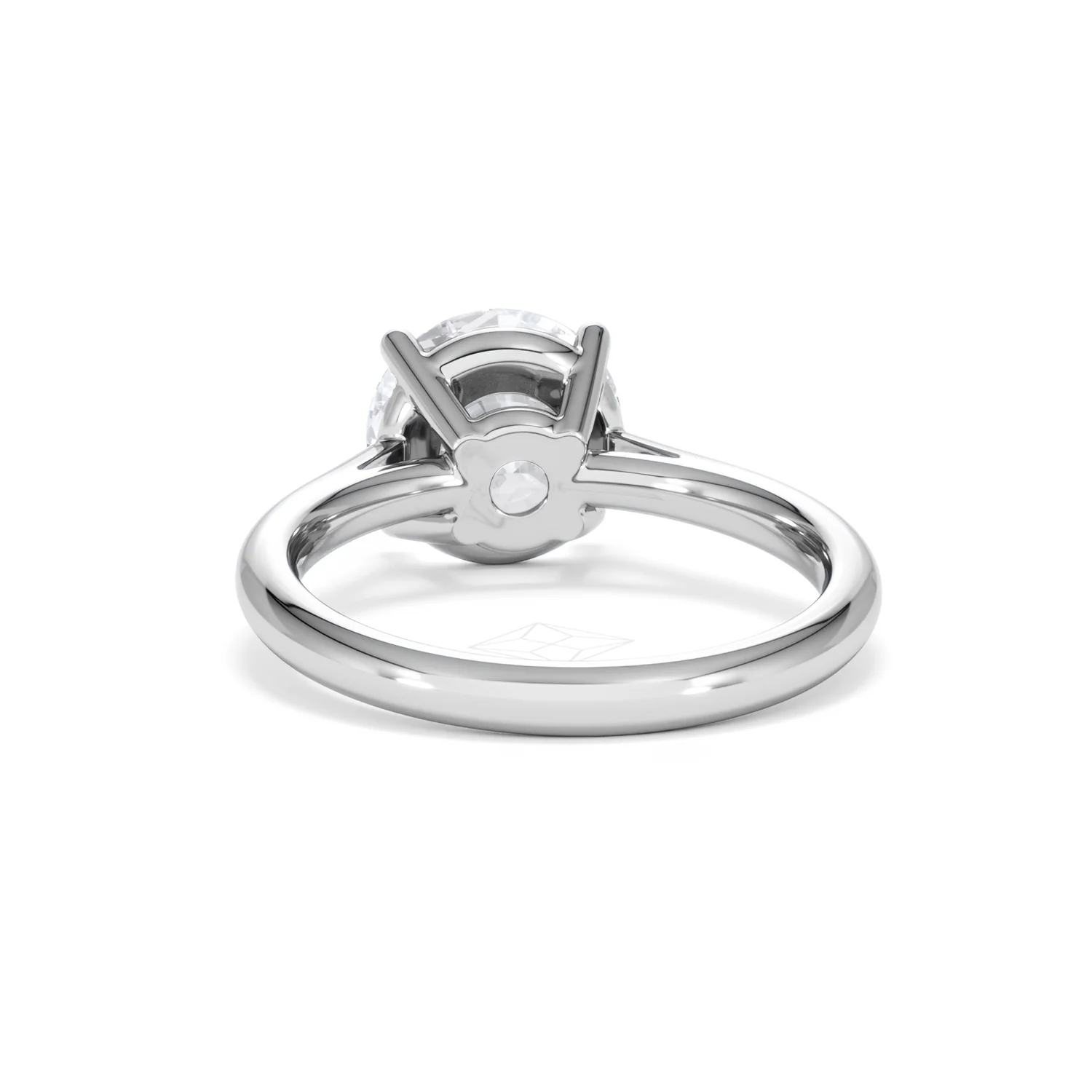Elysia 3.00ct Lab Diamond Round Cut Engagement Ring in Platinum G/VS1 - Image 51
