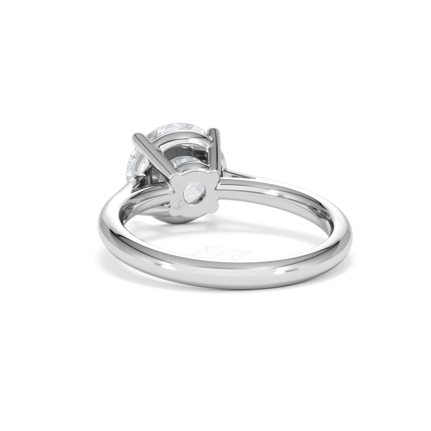 Elysia 3.00ct Lab Diamond Round Cut Engagement Ring in Platinum G/VS1 - Image 53