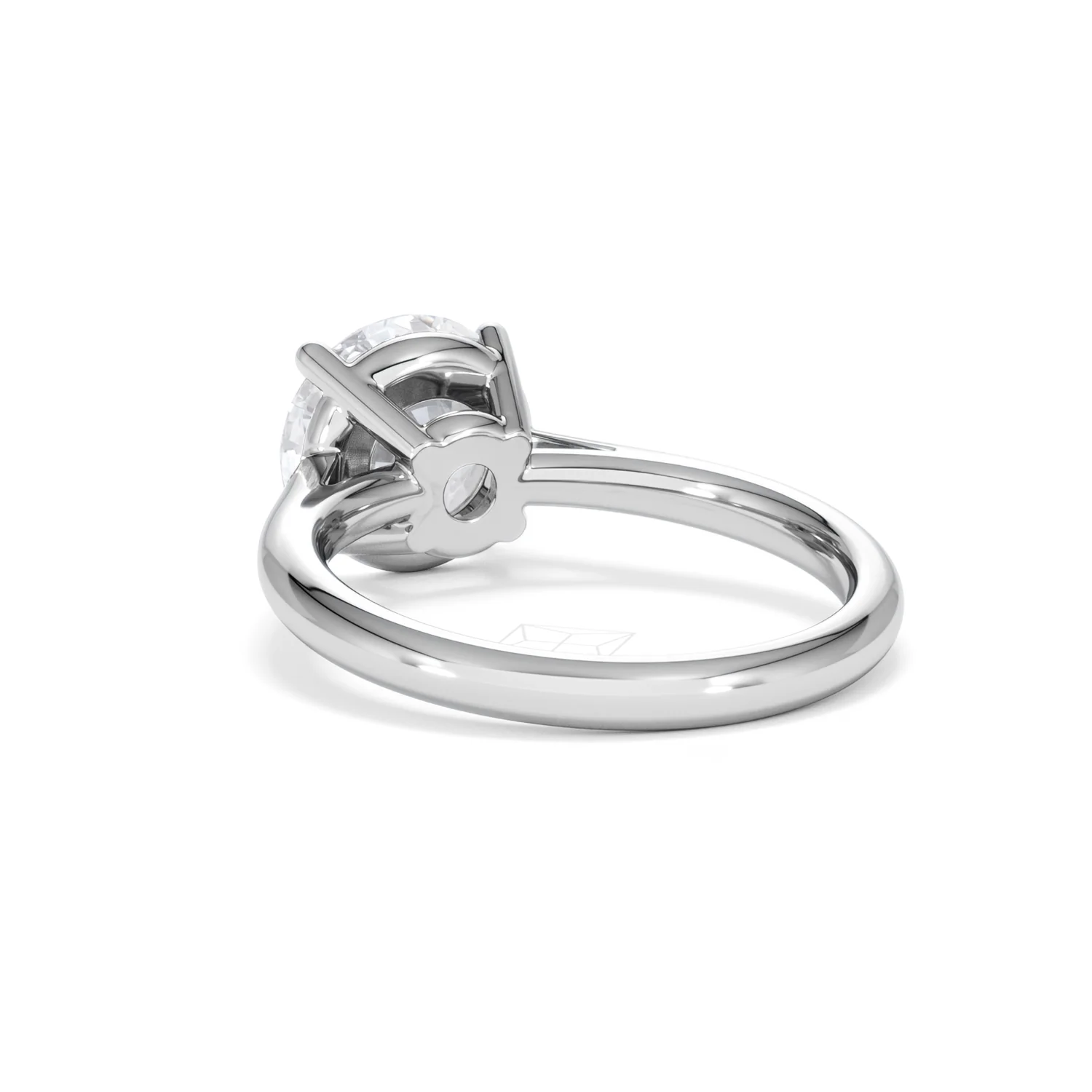 Elysia 3.00ct Lab Diamond Round Cut Engagement Ring in Platinum G/VS1 - Image 55