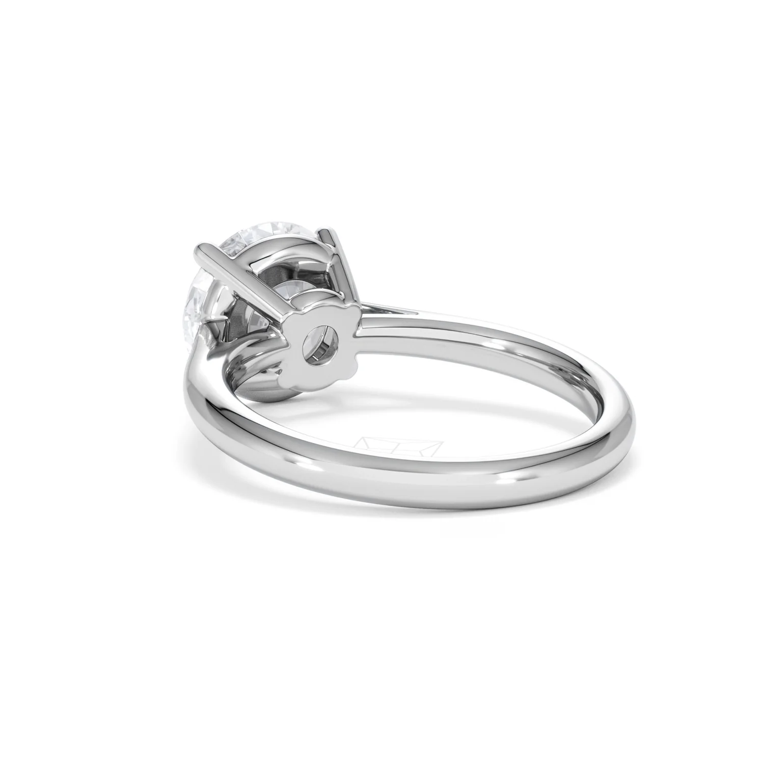Elysia 3.00ct Lab Diamond Round Cut Engagement Ring in Platinum G/VS1 - Image 56