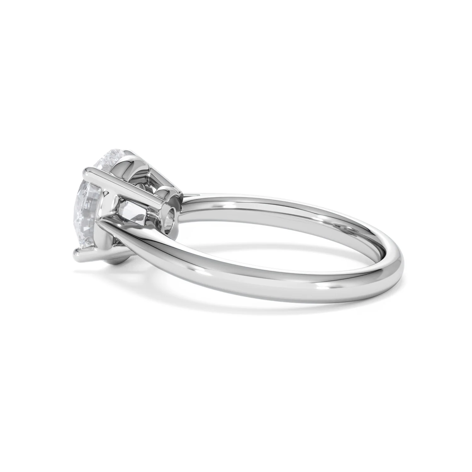 Elysia 3.00ct Lab Diamond Round Cut Engagement Ring in Platinum G/VS1 - Image 64