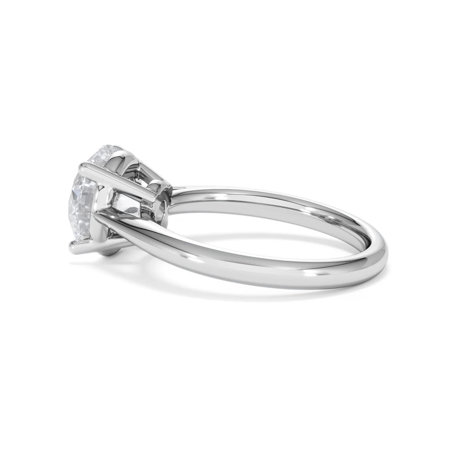 Elysia 3.00ct Lab Diamond Round Cut Engagement Ring in Platinum G/VS1 - Image 65