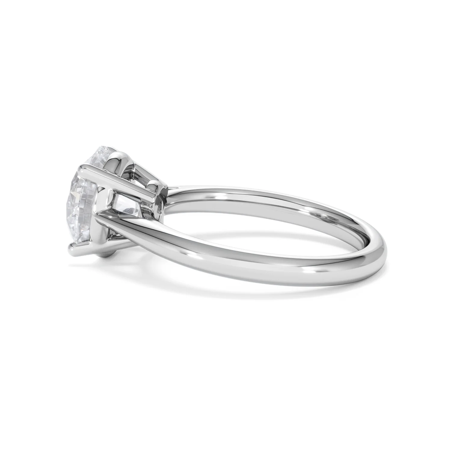 Elysia 3.00ct Lab Diamond Round Cut Engagement Ring in Platinum G/VS1 - Image 66