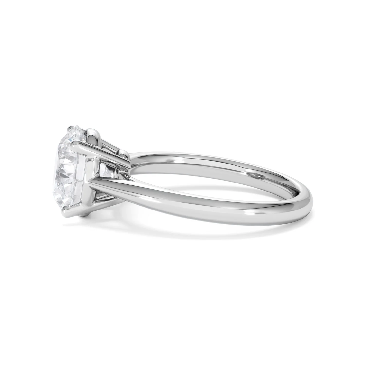 Elysia 3.00ct Lab Diamond Round Cut Engagement Ring in Platinum G/VS1 - Image 70