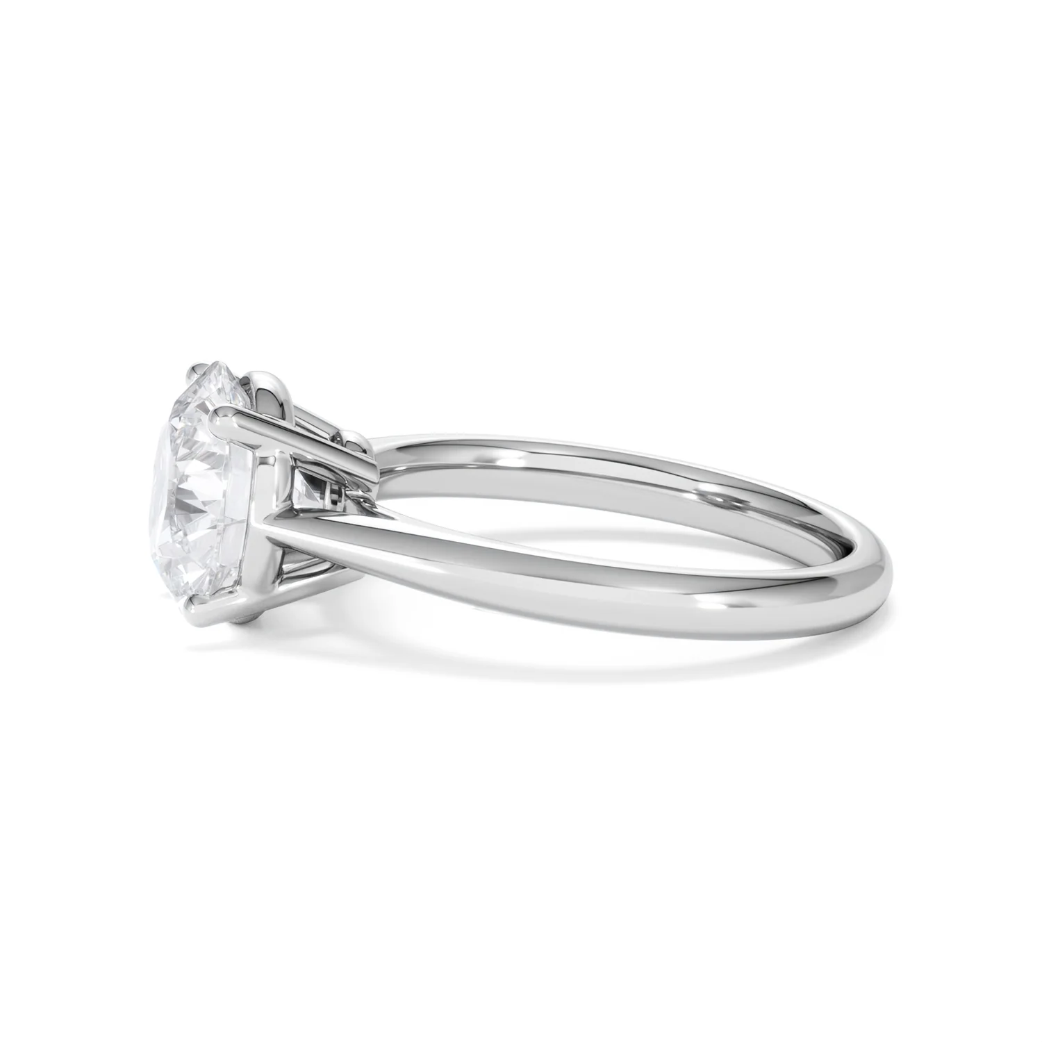 Elysia 3.00ct Lab Diamond Round Cut Engagement Ring in Platinum G/VS1 - Image 71