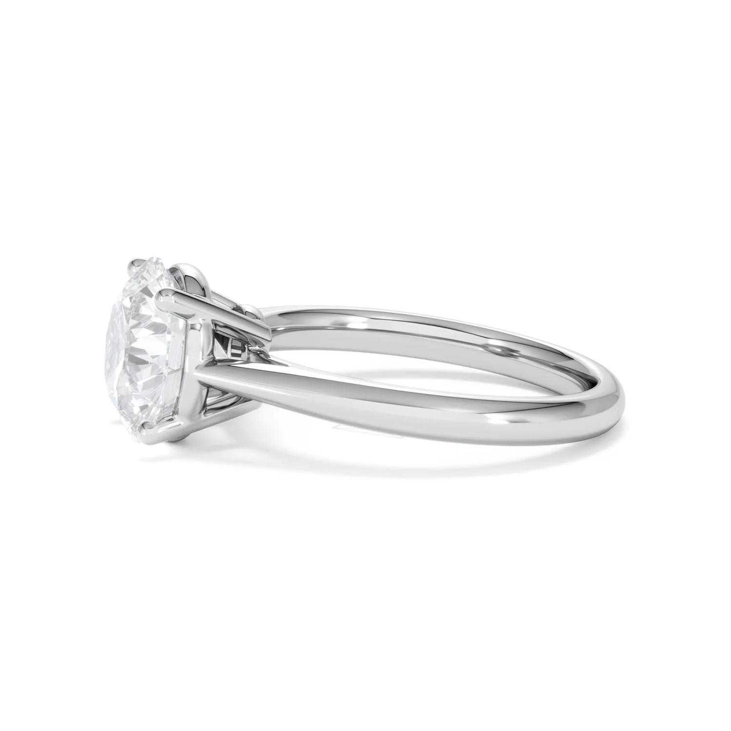 Elysia 3.00ct Lab Diamond Round Cut Engagement Ring in Platinum G/VS1 - Image 72