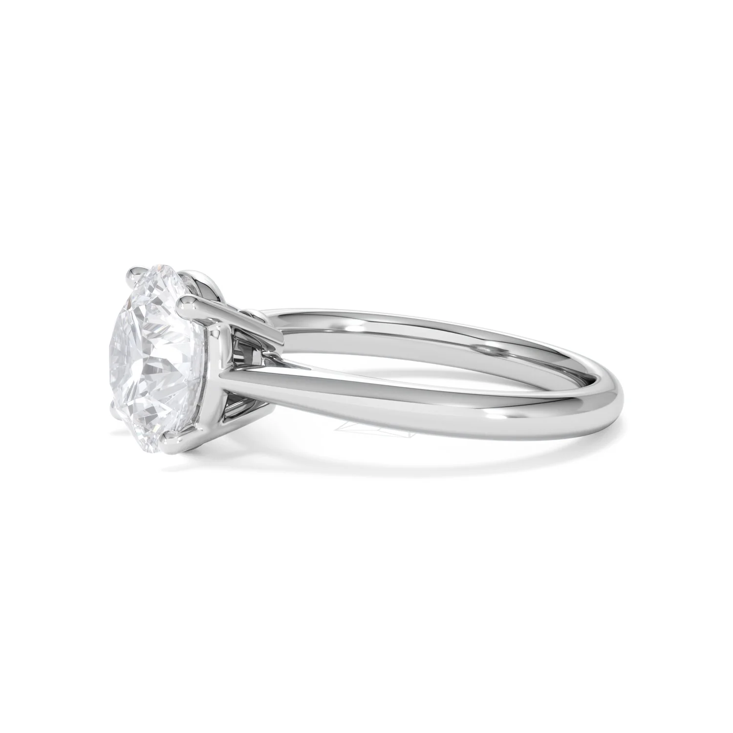 Elysia 3.00ct Lab Diamond Round Cut Engagement Ring in Platinum G/VS1 - Image 74