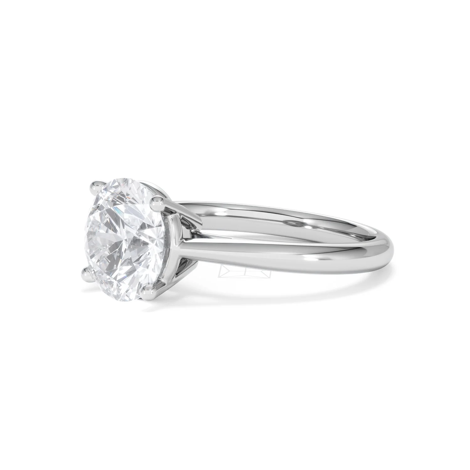 Elysia 3.00ct Lab Diamond Round Cut Engagement Ring in Platinum G/VS1 - Image 78