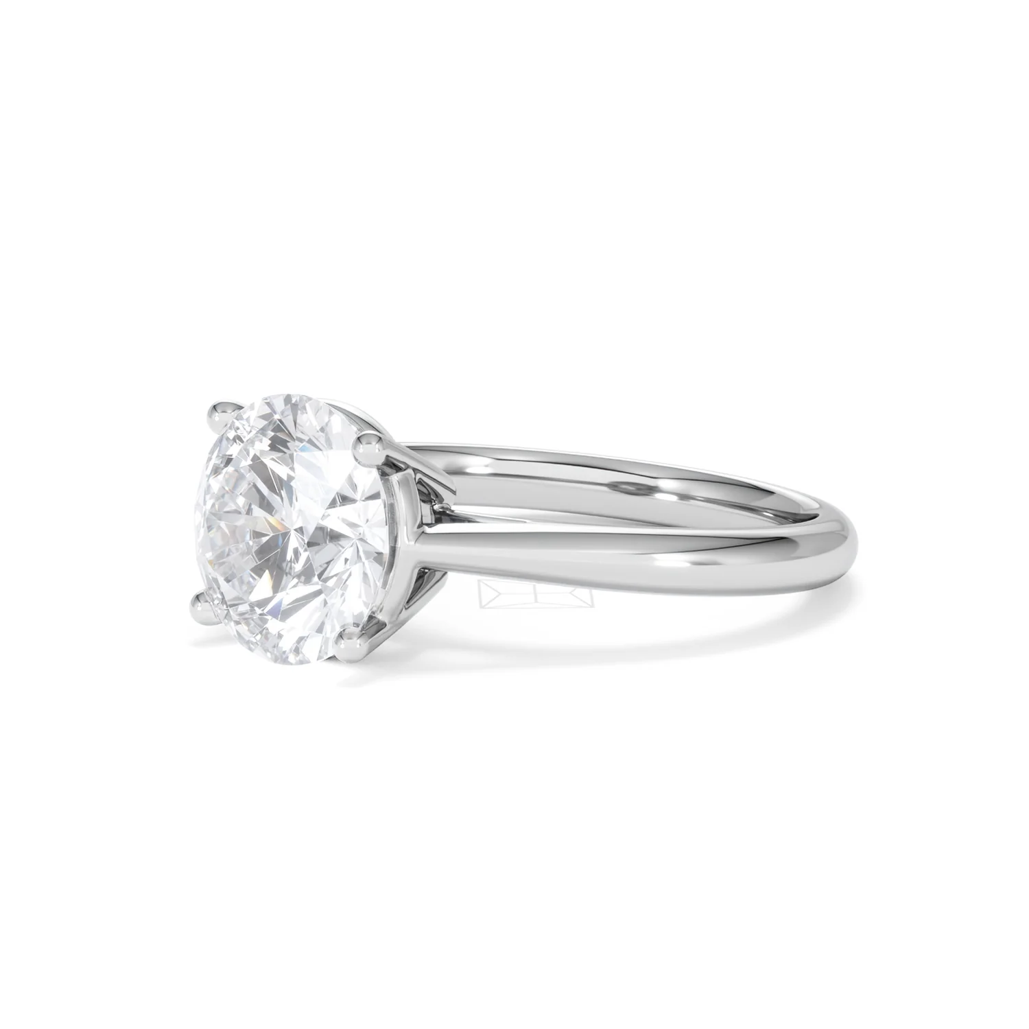 Elysia 3.00ct Lab Diamond Round Cut Engagement Ring in Platinum G/VS1 - Image 79