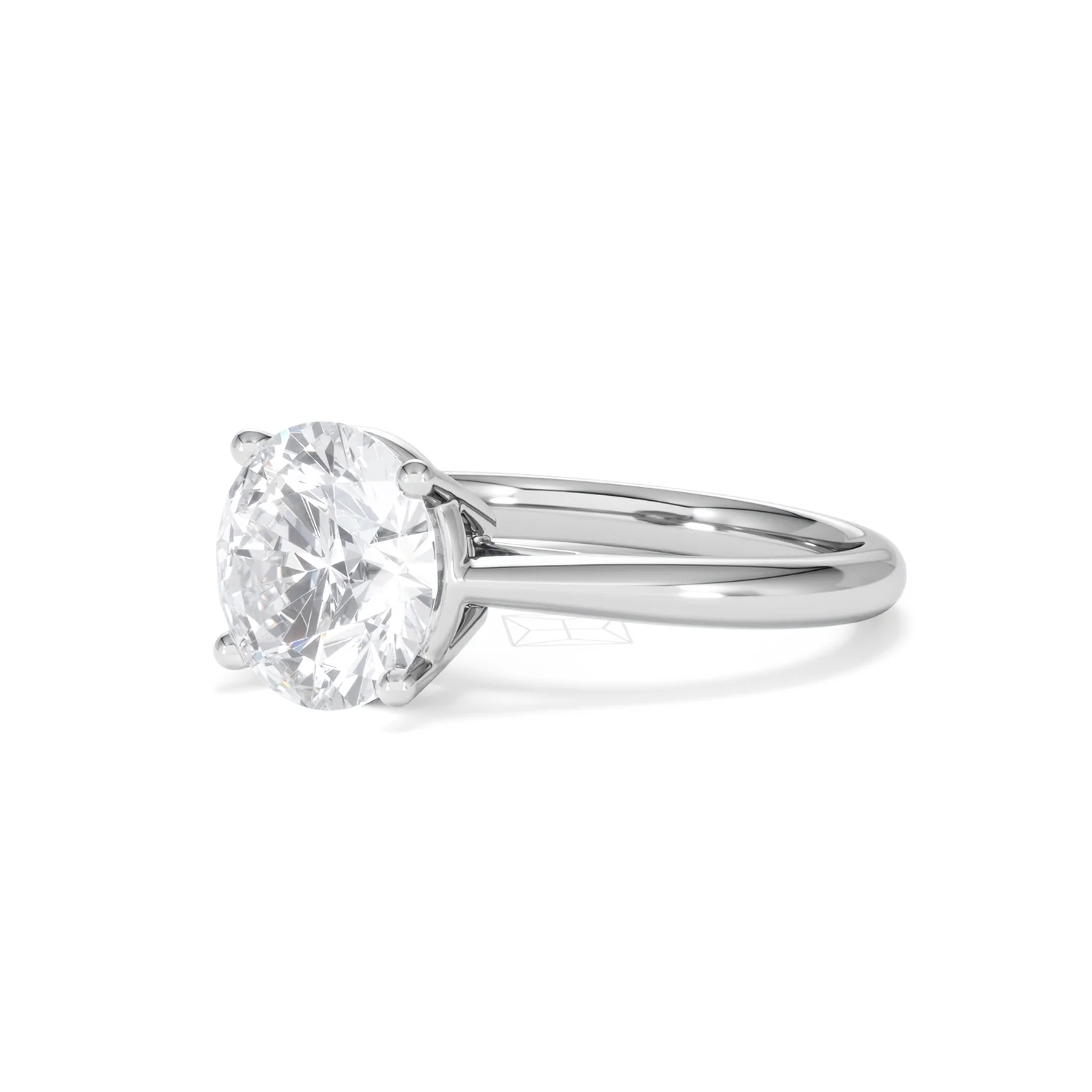 Elysia 3.00ct Lab Diamond Round Cut Engagement Ring in Platinum G/VS1 - Image 80