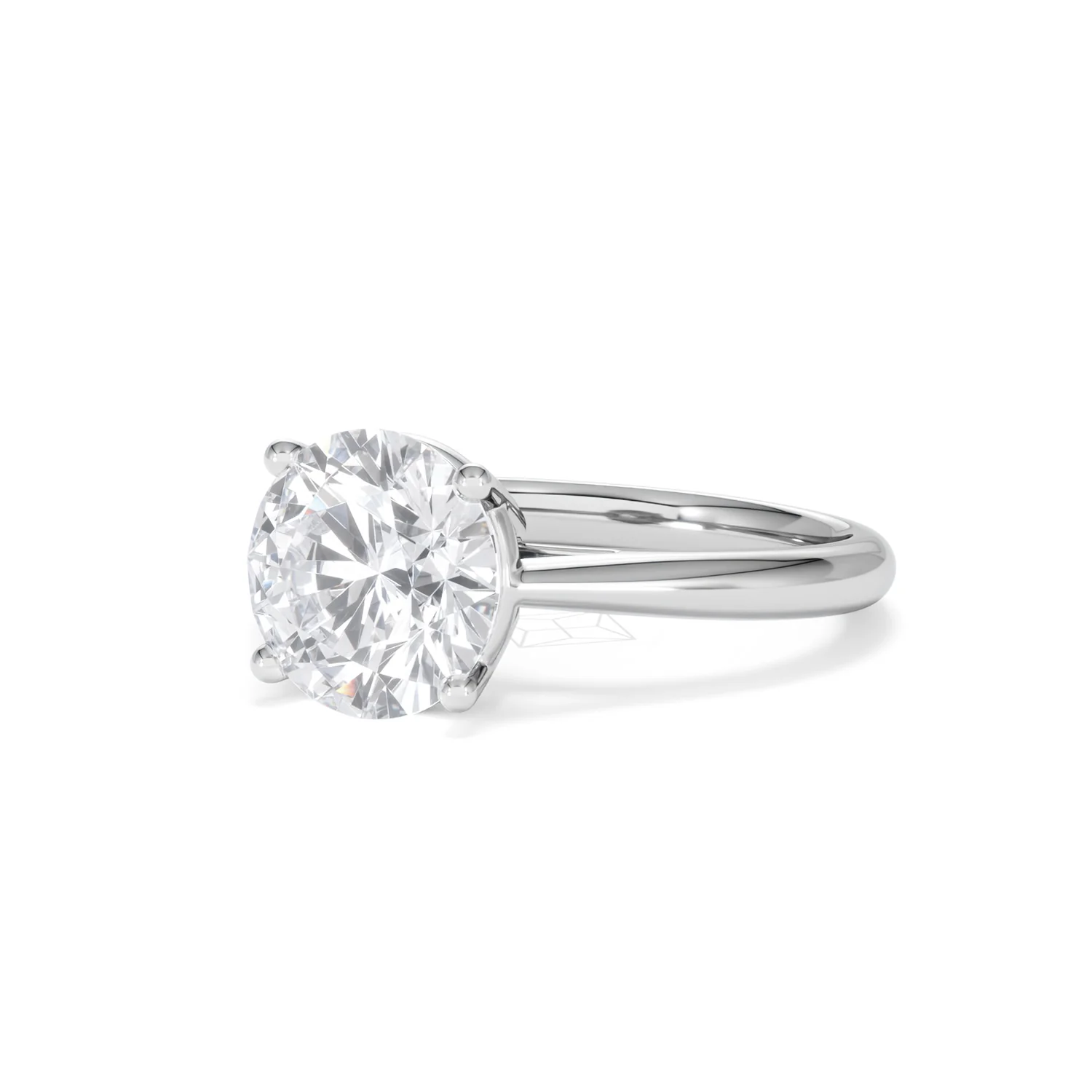 Elysia 3.00ct Lab Diamond Round Cut Engagement Ring in Platinum G/VS1 - Image 82