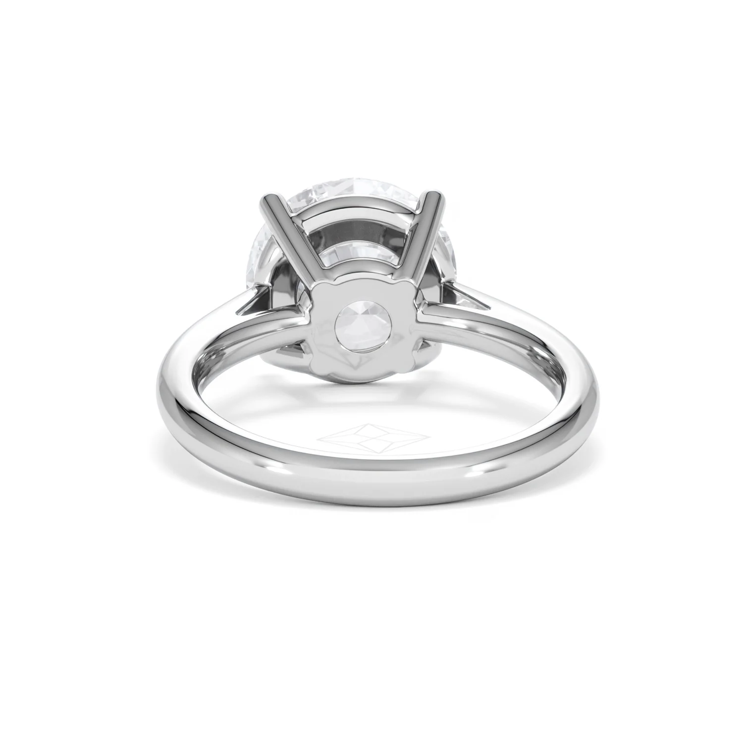 Elysia 5.00ct Lab Diamond Round Cut Engagement Ring in 18K White Gold G/VS1 - Image 50