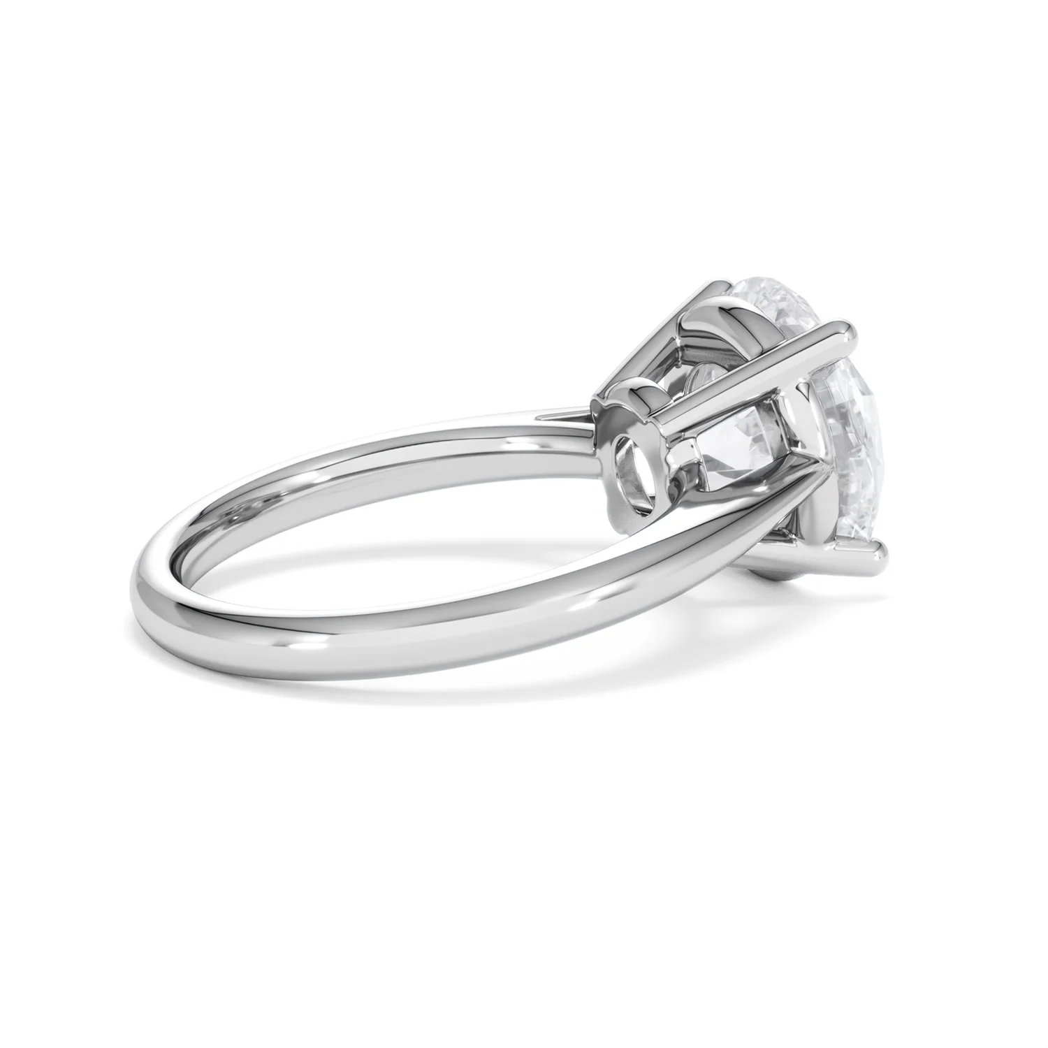 Elysia 5.00ct Lab Diamond Round Cut Engagement Ring in Platinum G/VS1 - Image 35