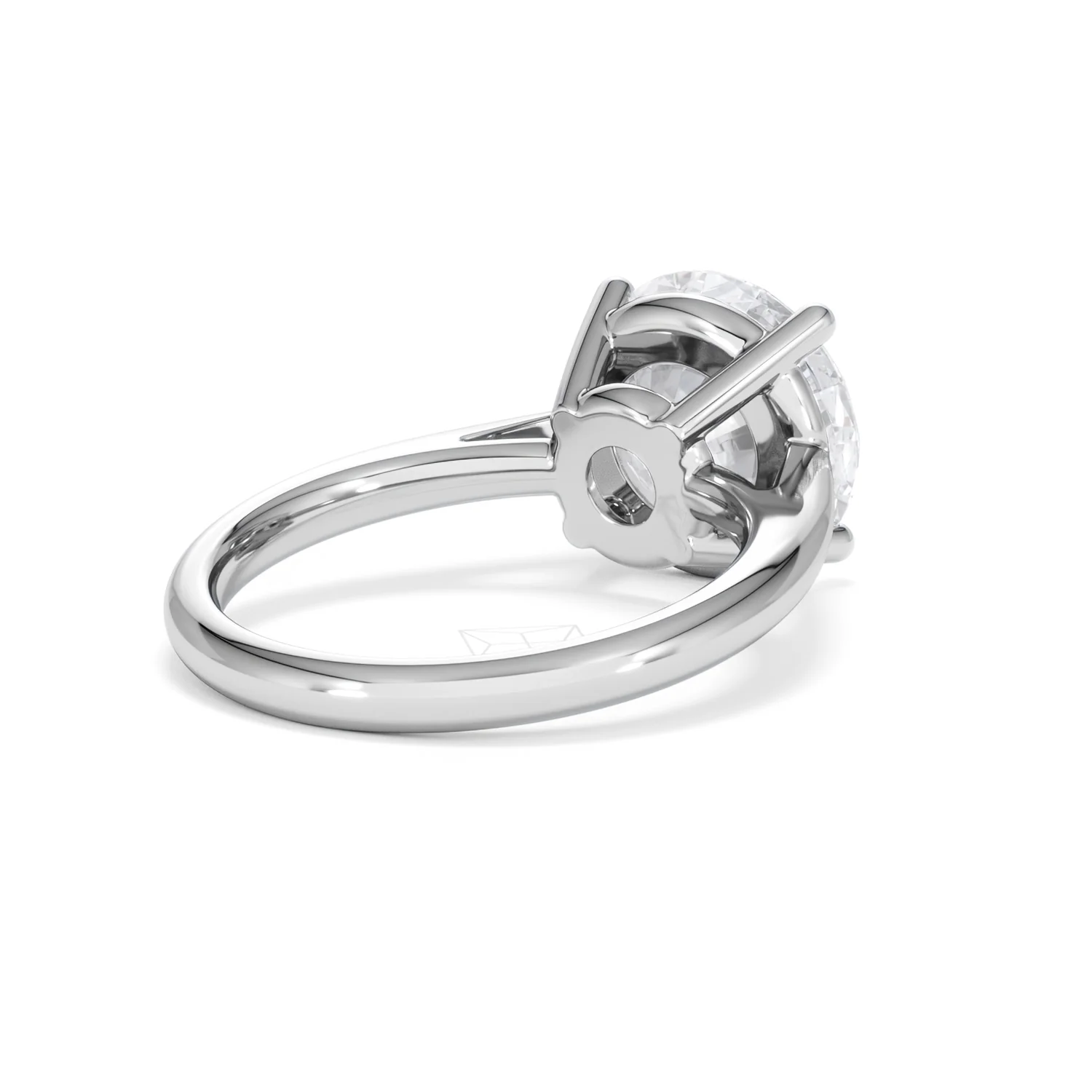 Elysia 5.00ct Lab Diamond Round Cut Engagement Ring in Platinum G/VS1 - Image 41