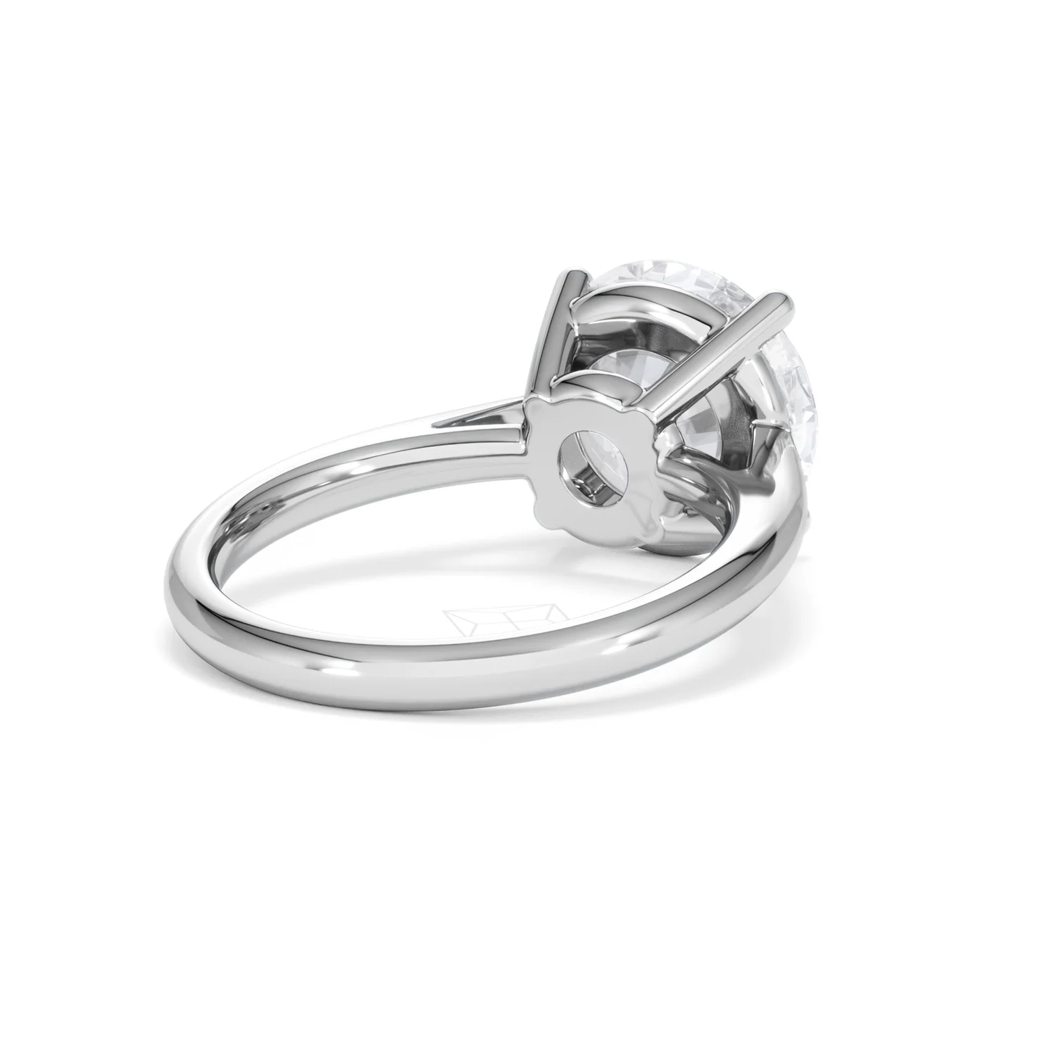 Elysia 5.00ct Lab Diamond Round Cut Engagement Ring in Platinum G/VS1 - Image 42