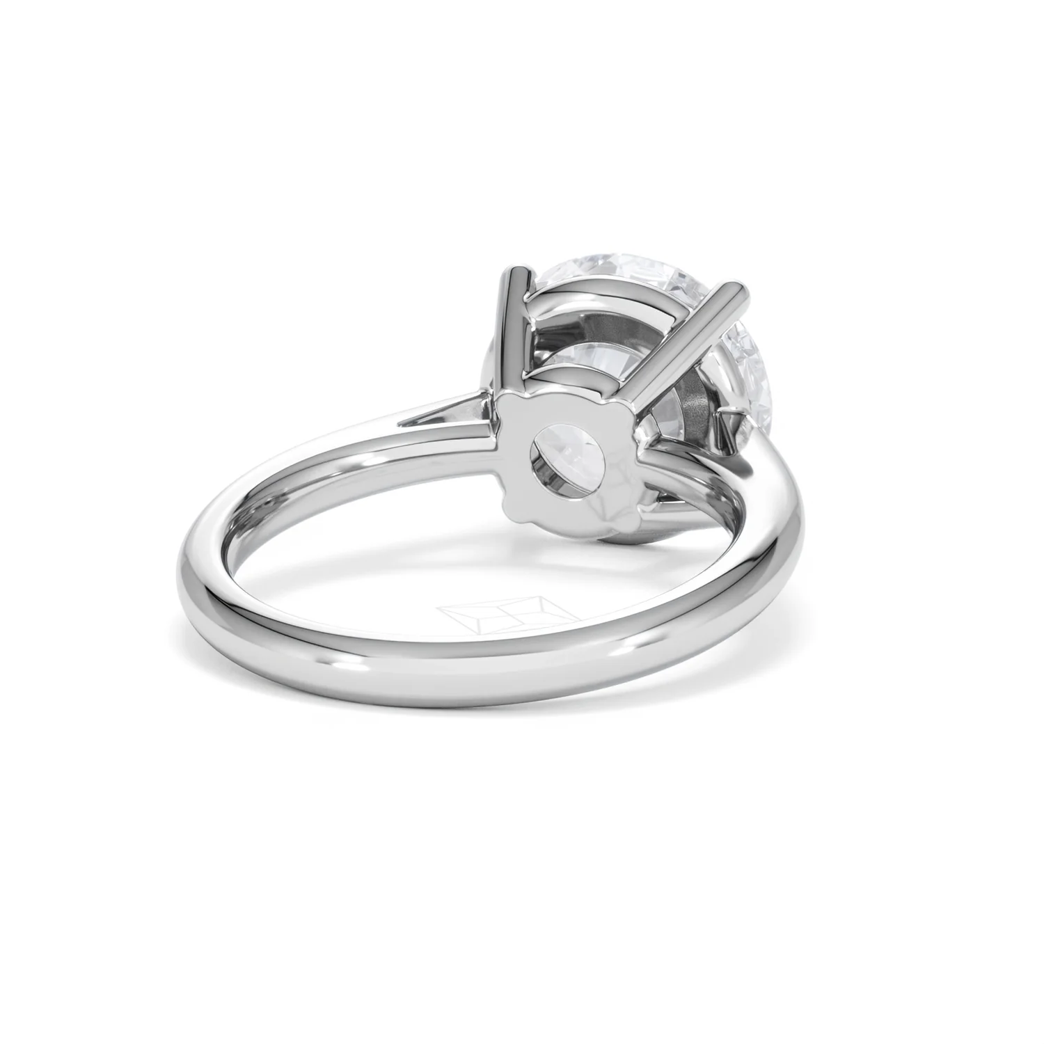 Elysia 5.00ct Lab Diamond Round Cut Engagement Ring in Platinum G/VS1 - Image 44
