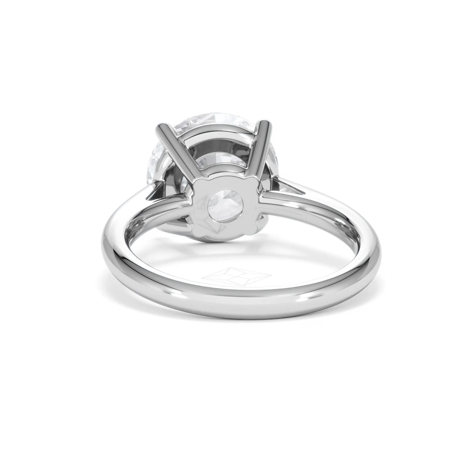 Elysia 5.00ct Lab Diamond Round Cut Engagement Ring in Platinum G/VS1 - Image 51