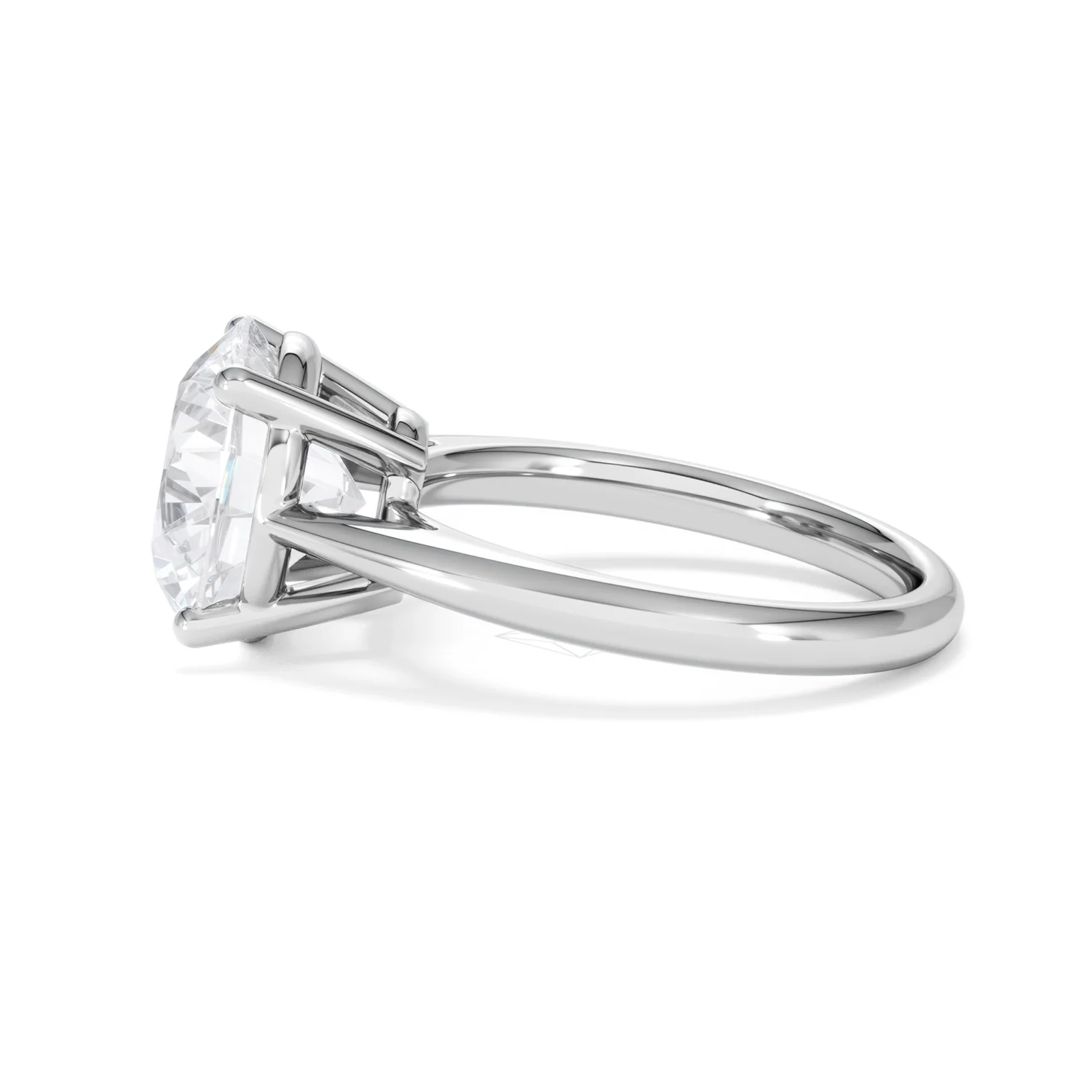 Elysia 5.00ct Lab Diamond Round Cut Engagement Ring in Platinum G/VS1 - Image 69