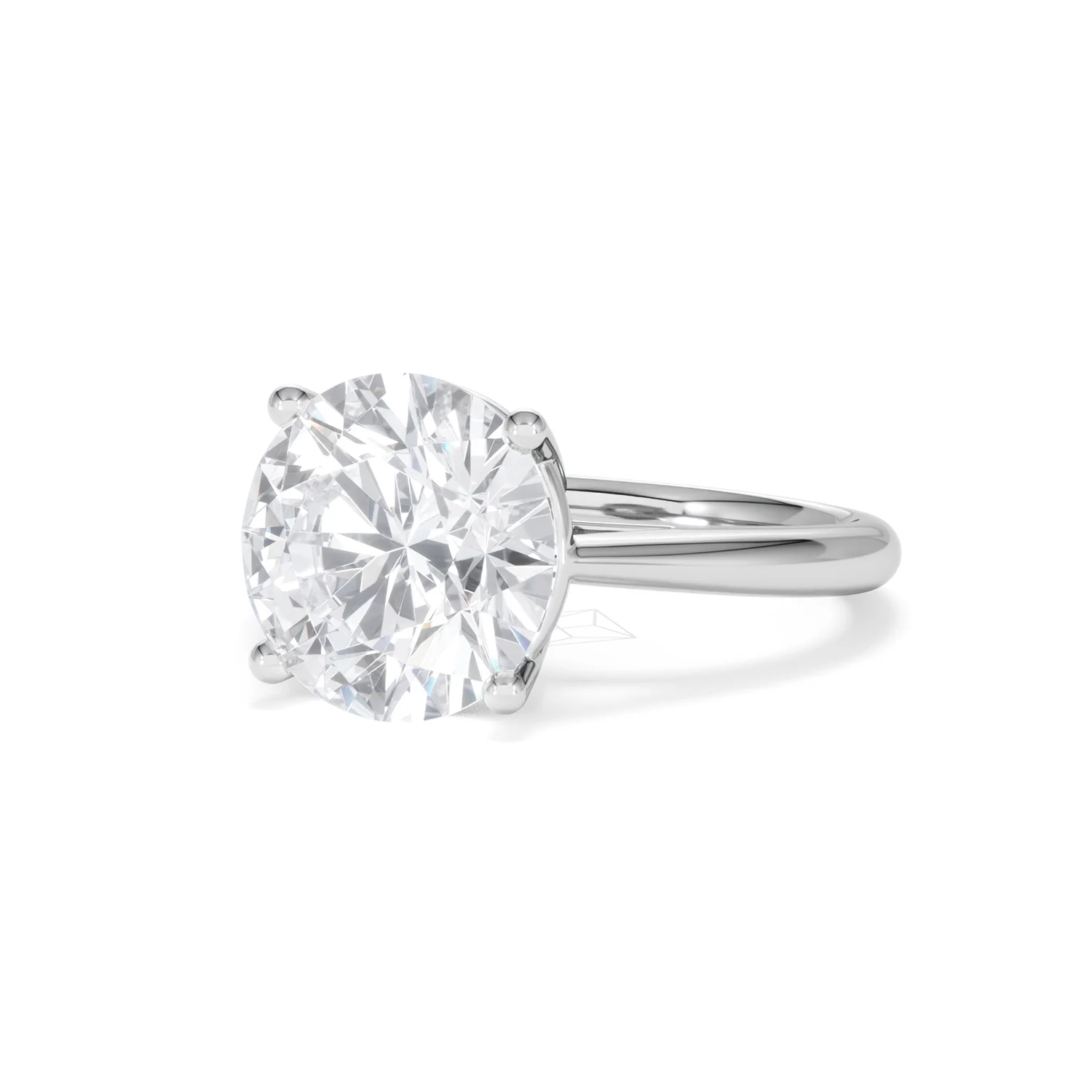 Elysia 5.00ct Lab Diamond Round Cut Engagement Ring in Platinum G/VS1 - Image 83