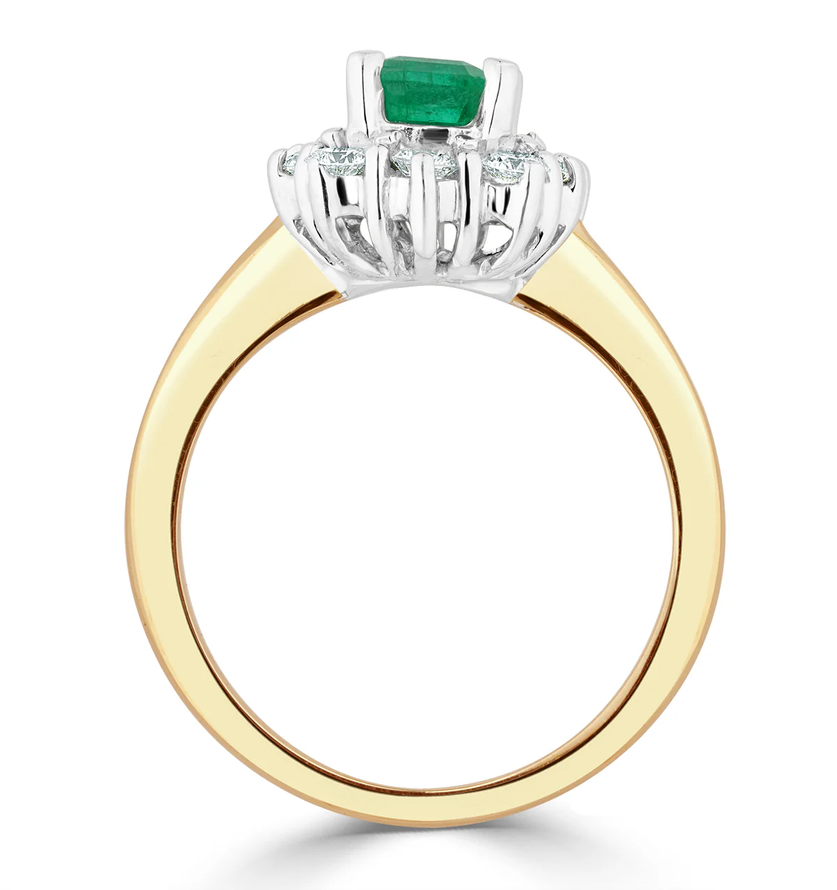 Emerald 1.00ct And Diamond 0.50ct 18K Gold Ring - Image 3
