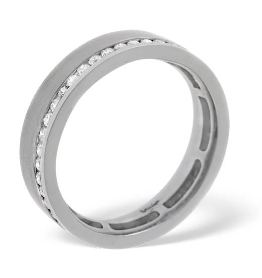 Emily Platinum Diamond Wedding Ring 0.38CT G/VS - Image 2