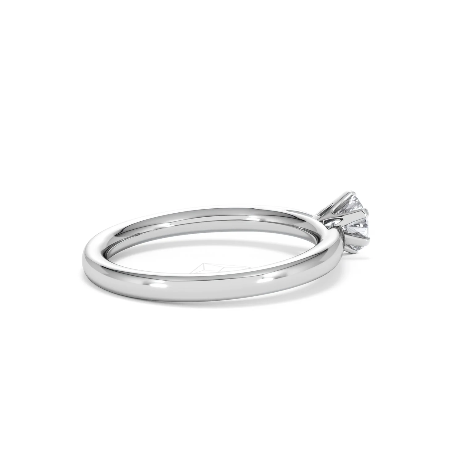 Engagement Ring Certified 0.50CT Chloe Low 18K White Gold G/SI2 - Image 34