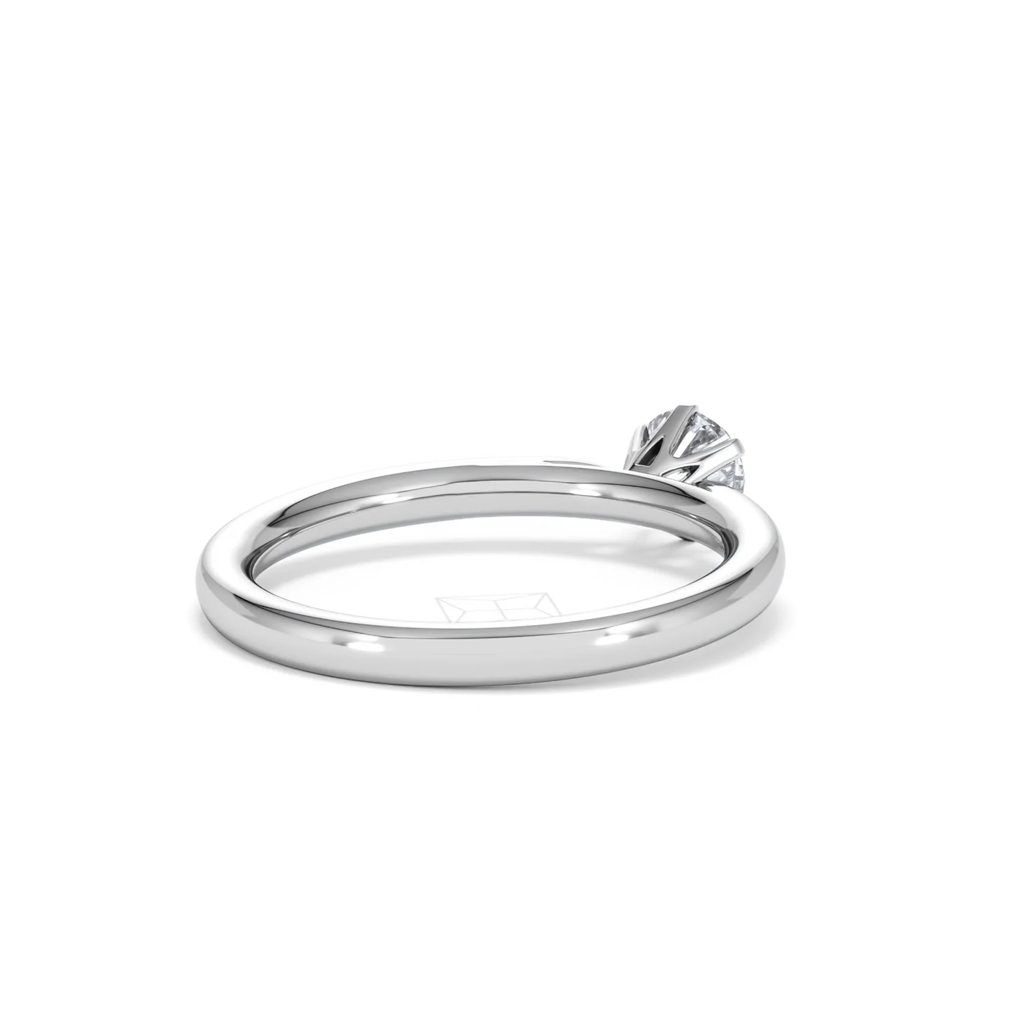 Engagement Ring Certified 0.50CT Chloe Low 18K White Gold G/SI2 - Image 40