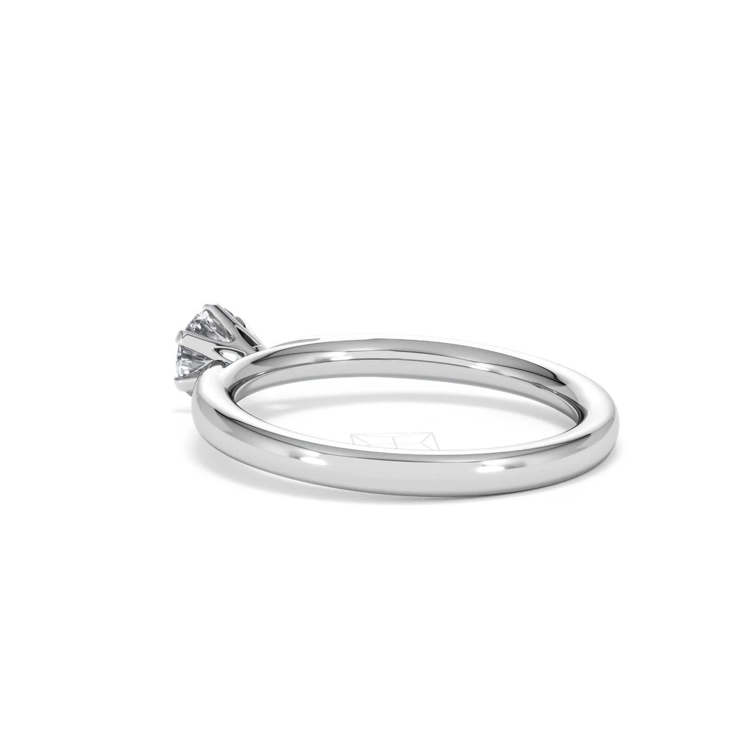 Engagement Ring Certified 0.50CT Chloe Low 18K White Gold G/SI2 - Image 59