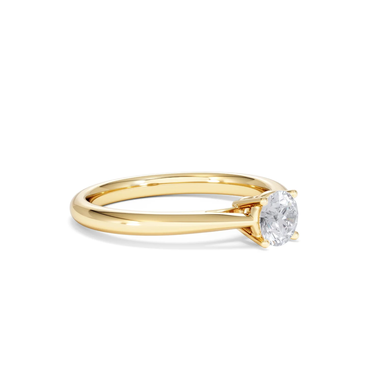 Engagement Ring Certified 0.50CT Elysia 18K Gold G/VS - Image 18