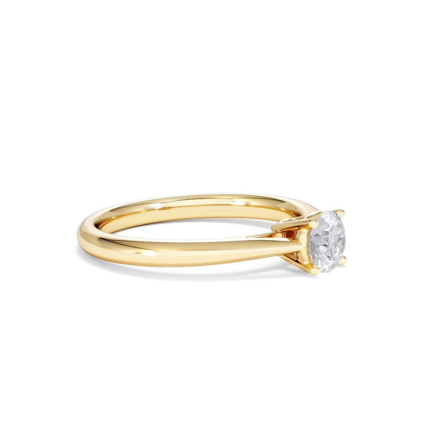 Engagement Ring Certified 0.50CT Elysia 18K Gold G/VS - Image 20