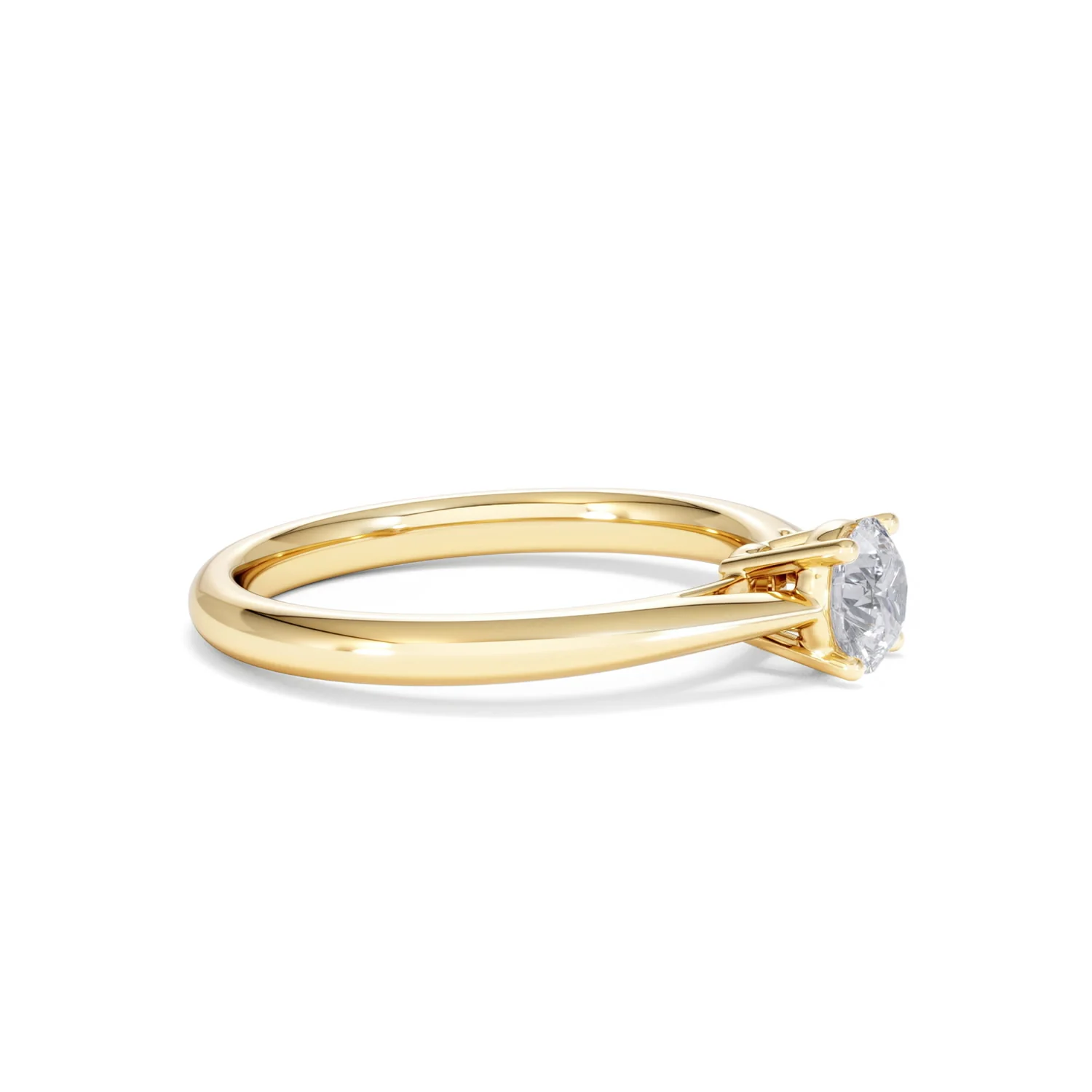 Engagement Ring Certified 0.50CT Elysia 18K Gold G/VS - Image 23