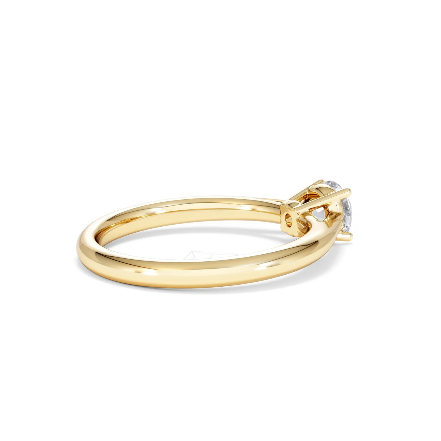 Engagement Ring Certified 0.50CT Elysia 18K Gold G/VS - Image 35