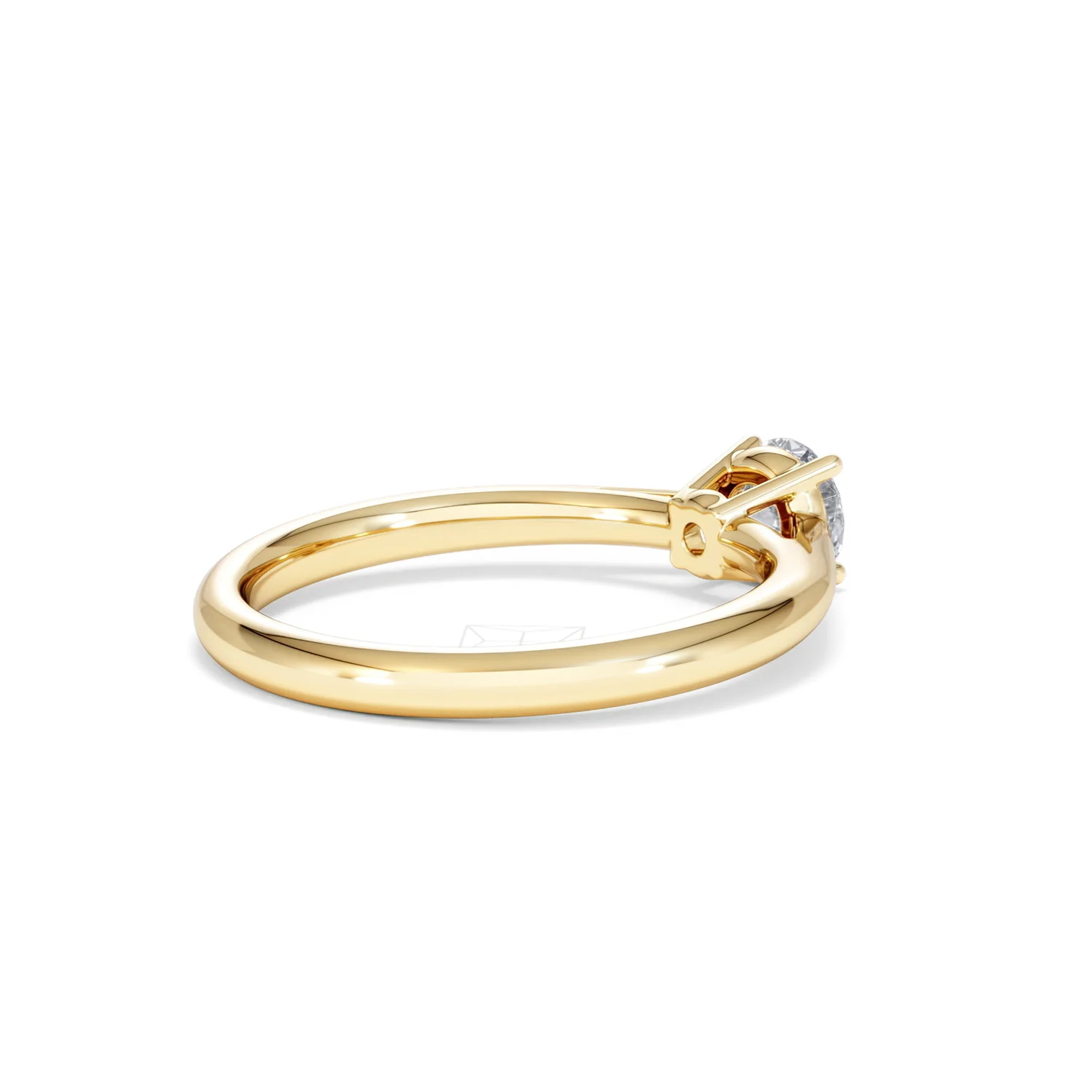Engagement Ring Certified 0.50CT Elysia 18K Gold G/VS - Image 37