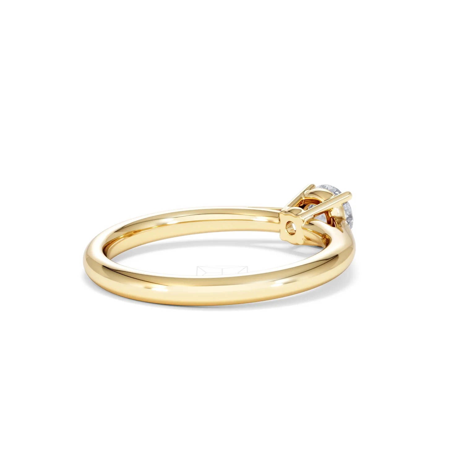 Engagement Ring Certified 0.50CT Elysia 18K Gold G/VS - Image 38