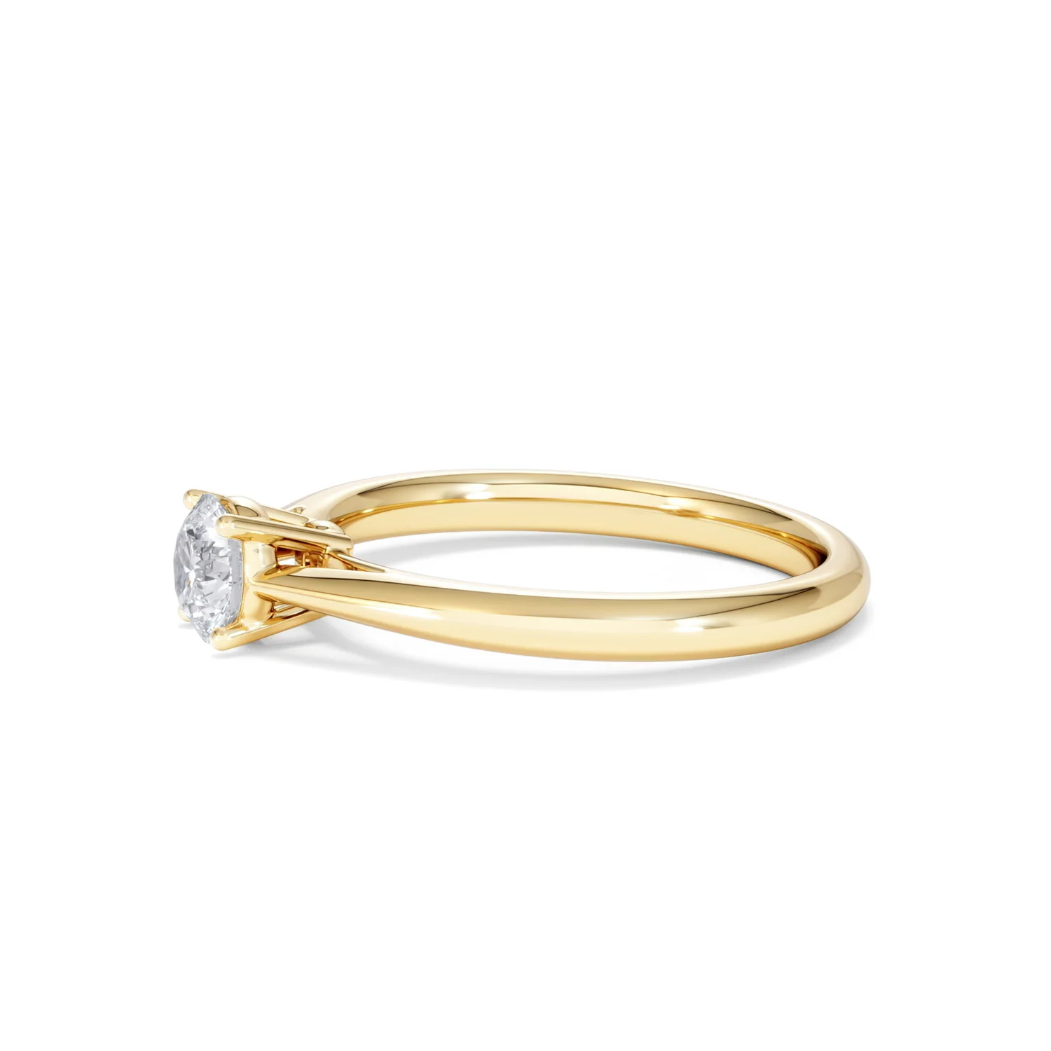 Engagement Ring Certified 0.50CT Elysia 18K Gold G/VS - Image 72