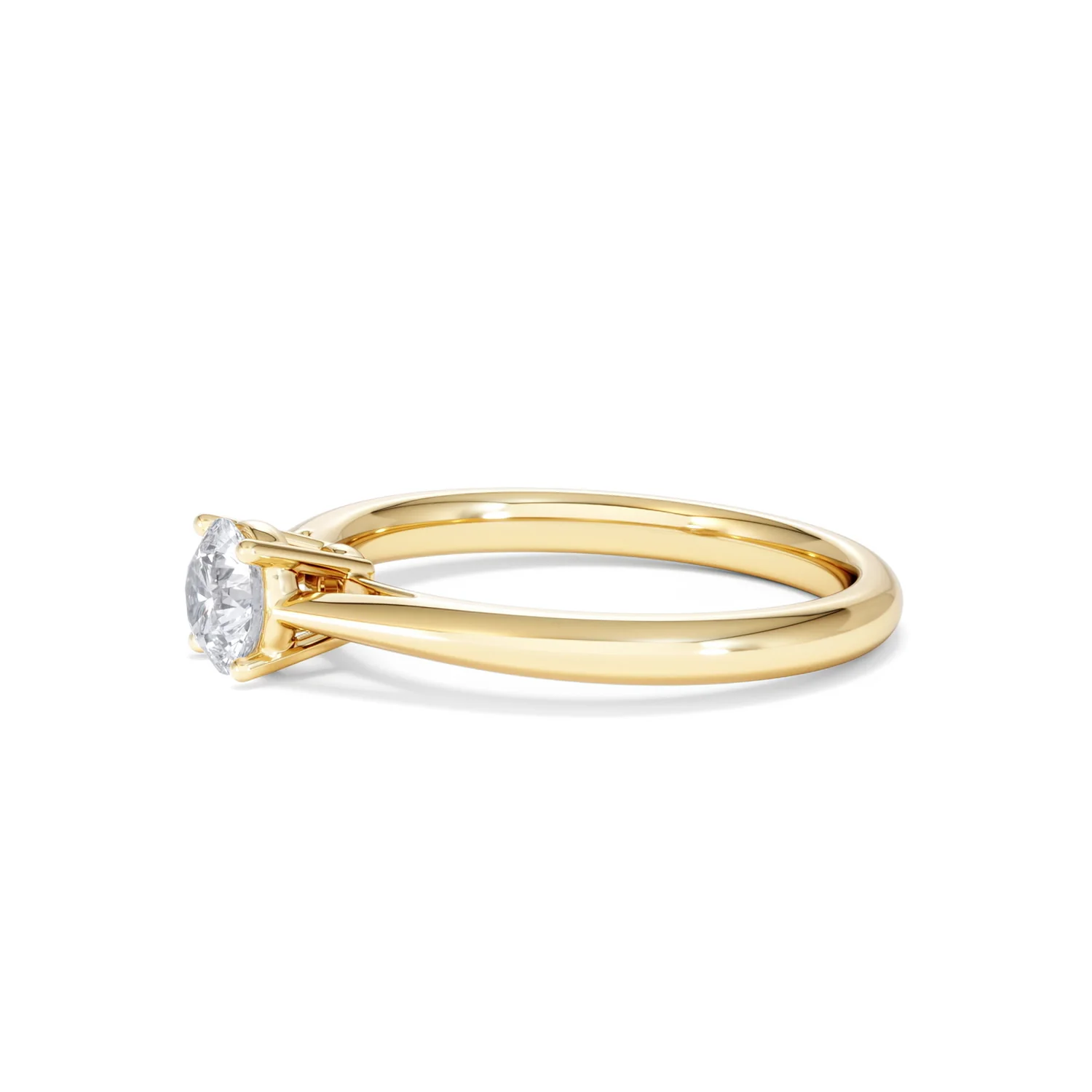 Engagement Ring Certified 0.50CT Elysia 18K Gold G/VS - Image 73
