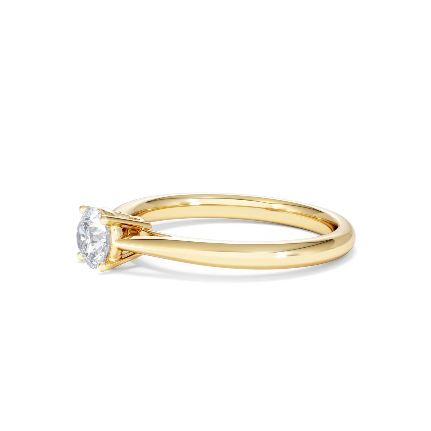 Engagement Ring Certified 0.50CT Elysia 18K Gold G/VS - Image 74